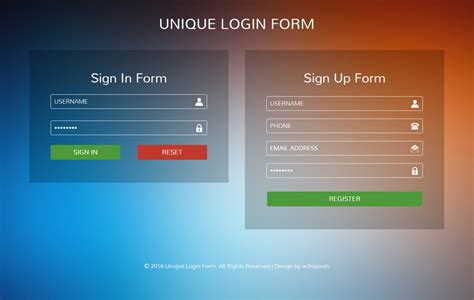 Image result for Free Responsive HTML5 Form Template