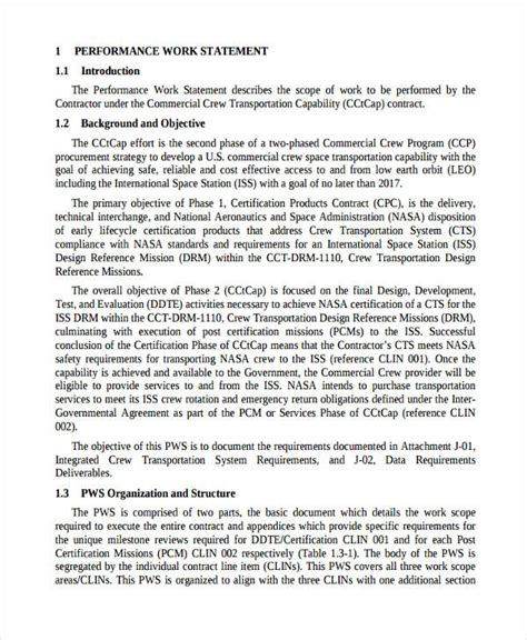 Toradh íomhá ar Work Statement Examples