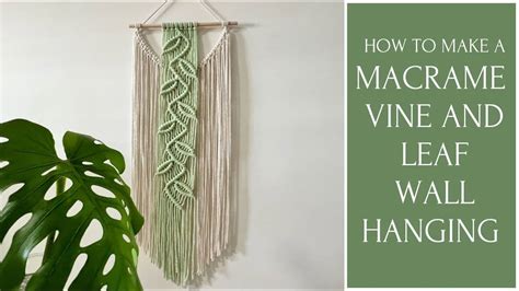 Toradh íomhá ar Macrame Leaf Tutorial Printable Instructions