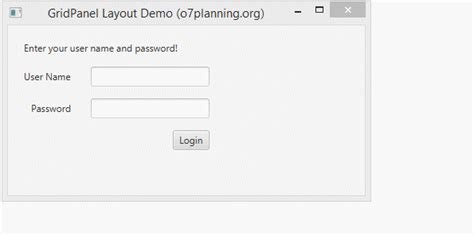 Afbeeldingsresultaten voor GridPane JavaFX Example