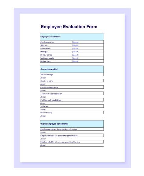 Image result for Process Evaluation Form Sample