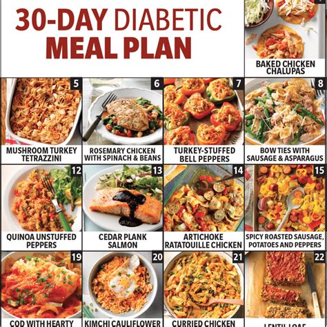 Our 30-Day Diabetic Meal Plan (with a PDF!) I Taste of Home