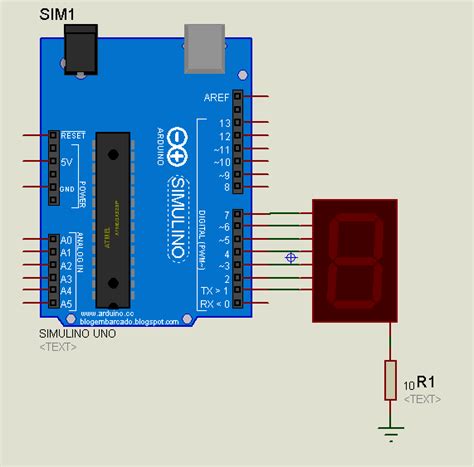 Image result for Daisy Chain 1-Digit 7-Segment Display Arduino