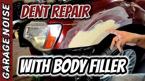 Image result for Using Body Filler On Cars