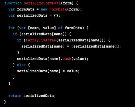Serialize Data に対する画像結果