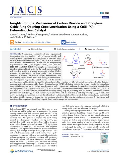 Image result for Propylene Oxide Ring Opening Mechanism