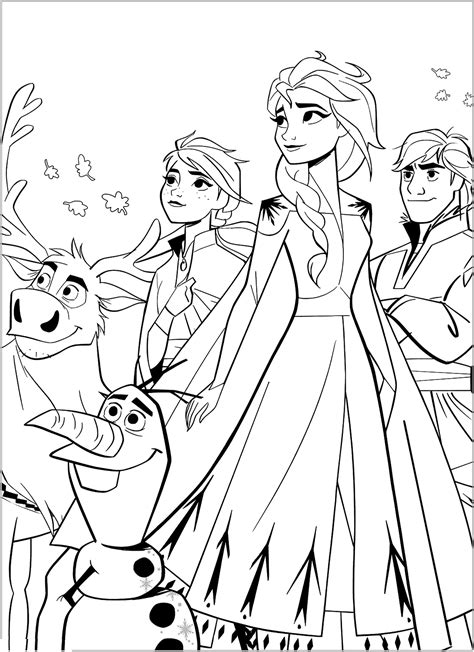 Image result for Frozen 2 Coloring Pages