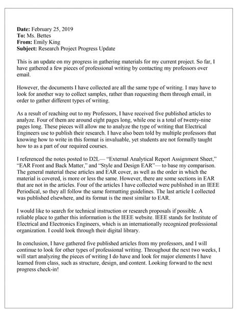 Image result for Technical Writing Progress Report