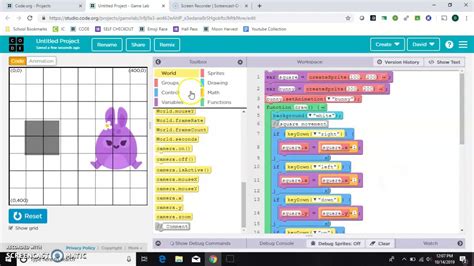 Toradh íomhá ar How to Make Sprites in Game Lab Code.org