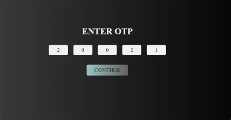 Code Input Screen に対する画像結果