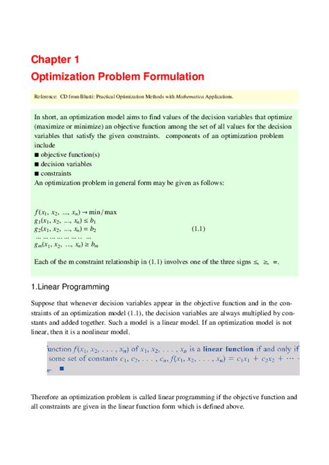 Image result for Optimization Problems and Solutions PDF
