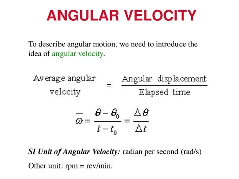 Toradh íomhá ar Angular Velocity Units