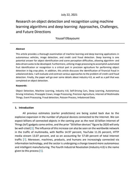 Image result for Object Detection CSE Student Project Using Machine Learning