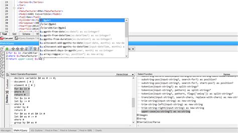 XQuery Database に対する画像結果