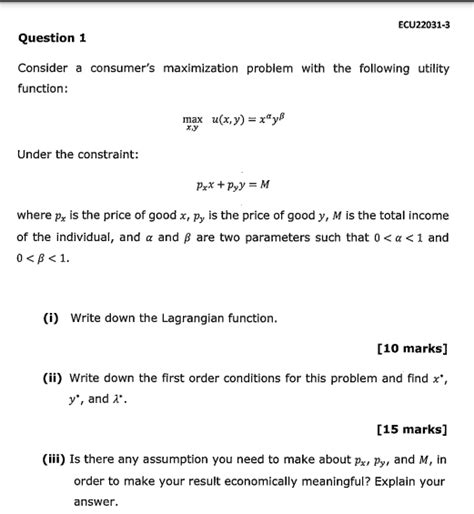 Image result for Consumer Maximization Problem Algebra Lipsey