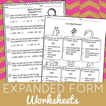 Image result for Expanded Form Common Core 2nd Grade