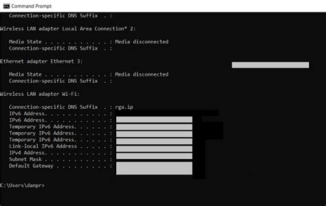 Image result for Cmd Prompt IP Addres
