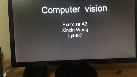 Computer Vision Exercise に対する画像結果