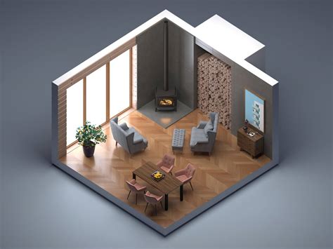 Image result for 3D CSS Room View