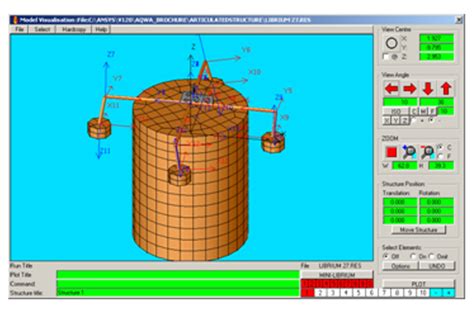 Toradh íomhá ar ANSYS AQWA Tutorial