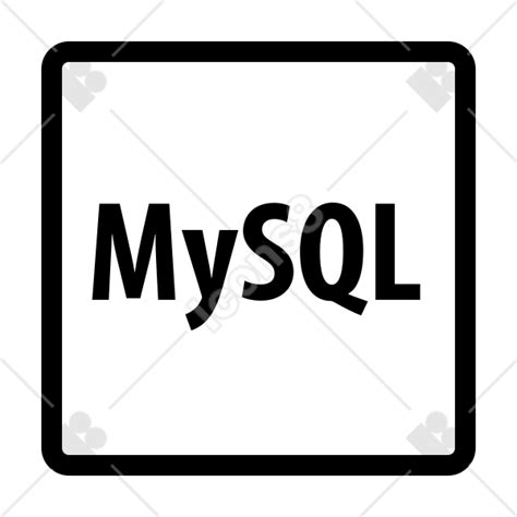 Image result for MySQL Icon Sticker
