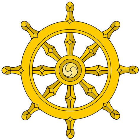 Image result for Dharma Wheel Icon