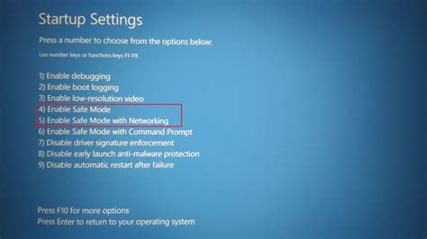 Toradh íomhá ar Starting Windows in Safe Mode