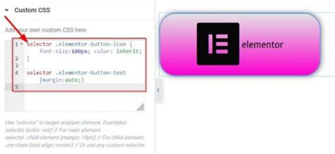 Image result for Custom CSS Elemtor Icon