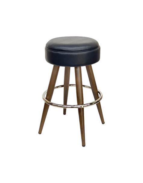 Wood Grain Metal Bar Stool – All That Modern