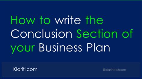 Image result for Example of Business Plan Conclusion