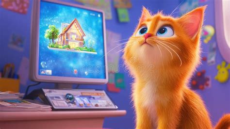 Cat Looking at Computer に対する画像結果