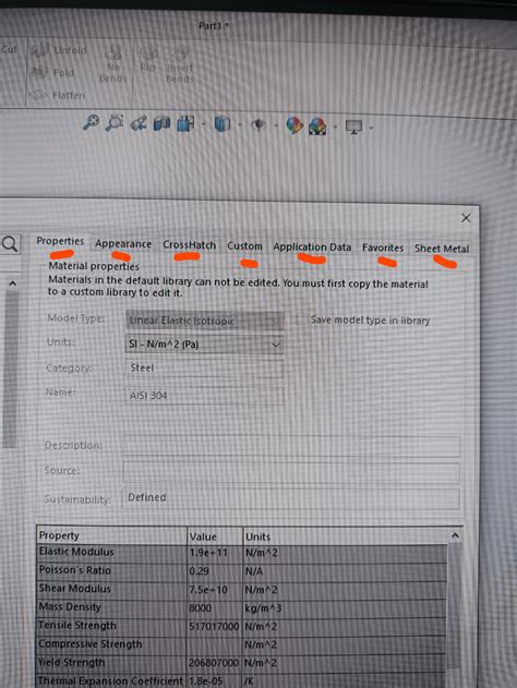 Image result for SolidWorks Add Material