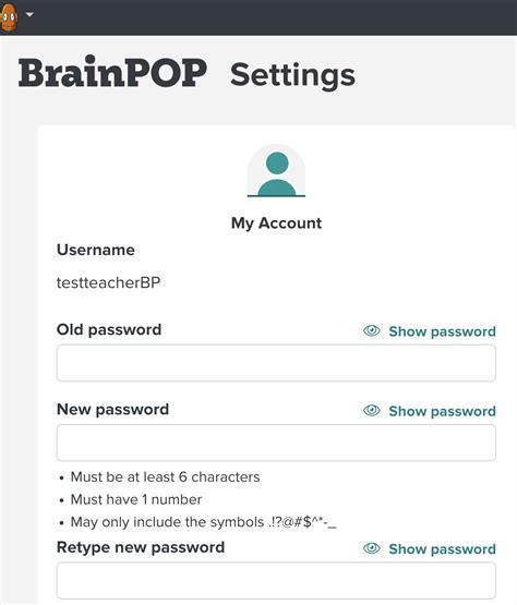 Image result for BrainPOP Password