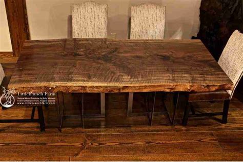 Image result for Rustic Live Edge Dining Table