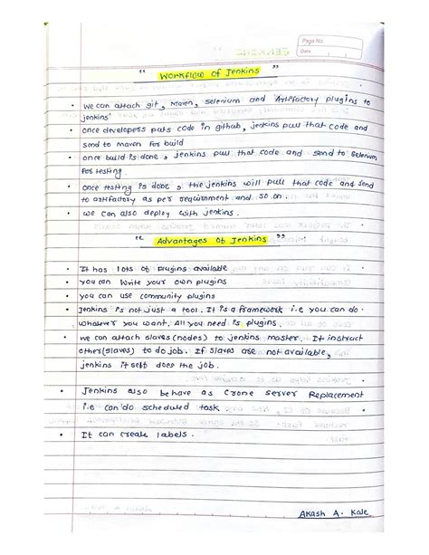 Image result for Handwritten Notes Page