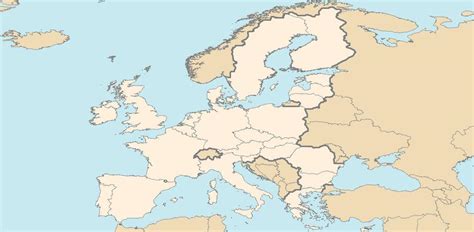 Afbeeldingsresultaten voor European Union Blank Map
