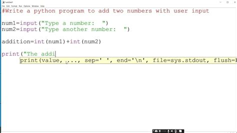 Python Script to Add Two Numbers に対する画像結果