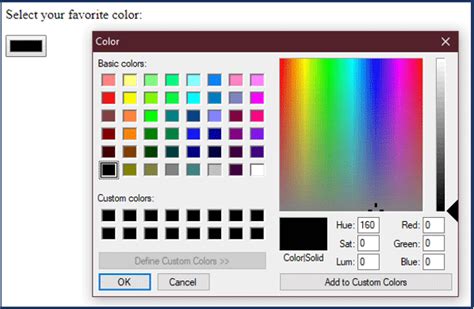 HTML Color Picker | Find Color Codes For Website Using Color Picker