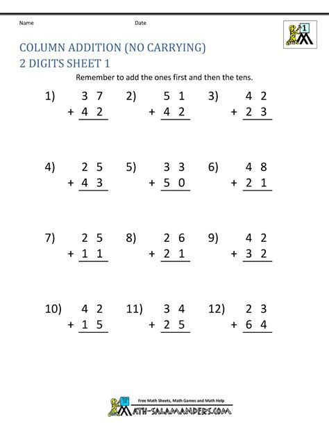 Image result for Adding Numbers Worksheets for Grade 1