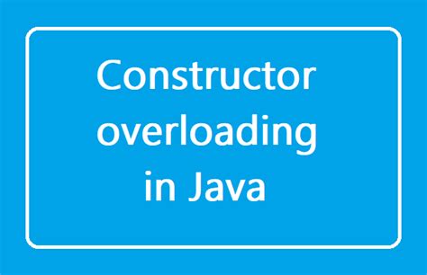 Constructor Overloading in Java with Same Parameter ਲਈ ਪ੍ਰਤੀਬਿੰਬ ਨਤੀਜਾ