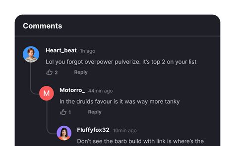 Add Comment UX に対する画像結果