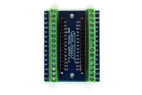 Image result for Arduino Nano Breakout Board 2D View