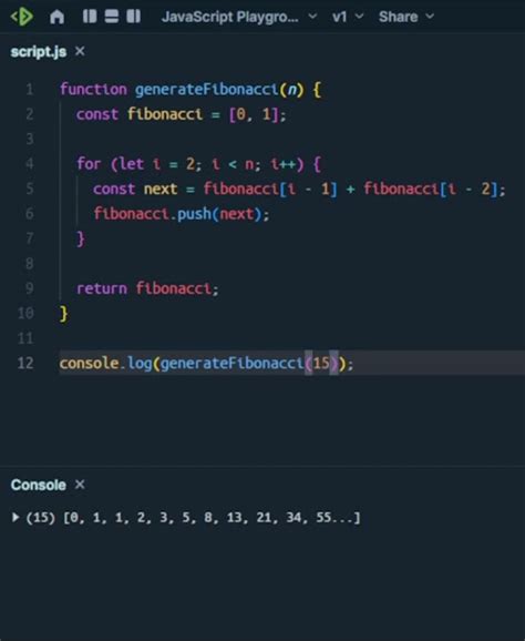 Image result for Fibonacci Number JavaScript