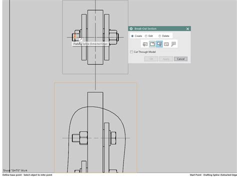 Afbeeldingsresultaten voor Breakout Section View in NX Modeling