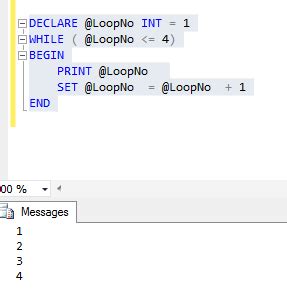 While Loop in SQL के लिए छवि परिणाम