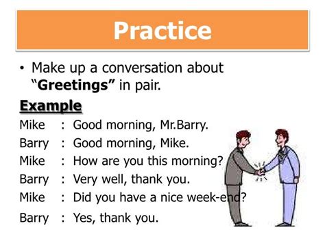 Toradh íomhá ar How to Greet in a English Presentation