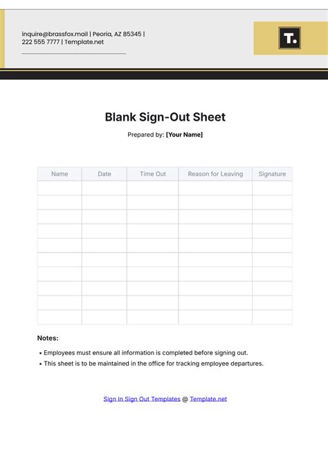 Image result for Editable Sign Out Sheet