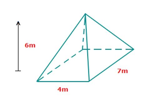 Image result for Volume of a Rectangular Pyramid
