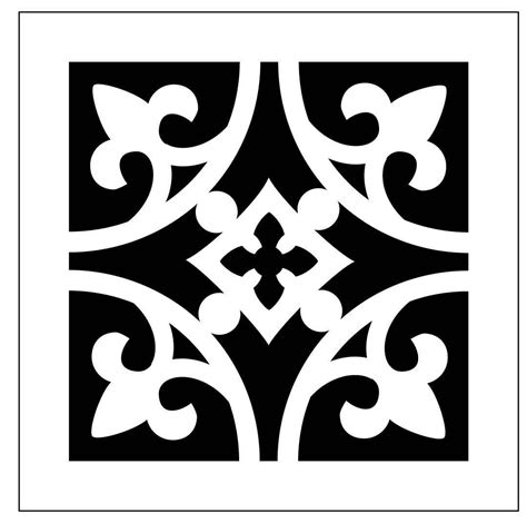 Image result for Tile Stencil Patterns