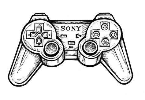 PS2 Controller Drawing に対する画像結果